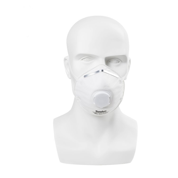 밸브가있는 N95 먼지 마스크 부직포 오염 방지 필터