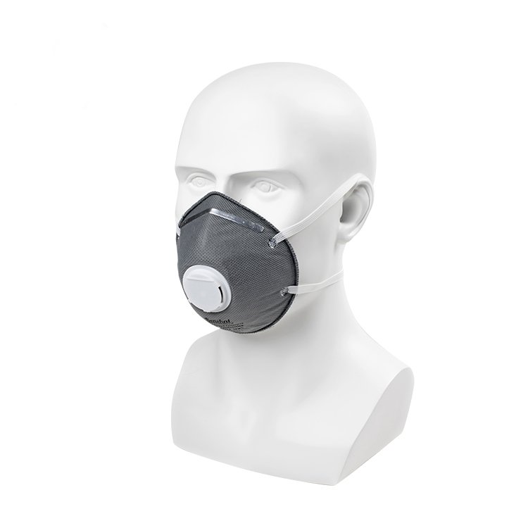밸브가있는 N95 활성탄 오염 방지 필터 마스크
