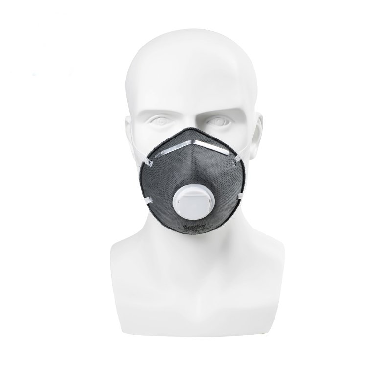 밸브가있는 N95 활성탄 오염 방지 필터 마스크