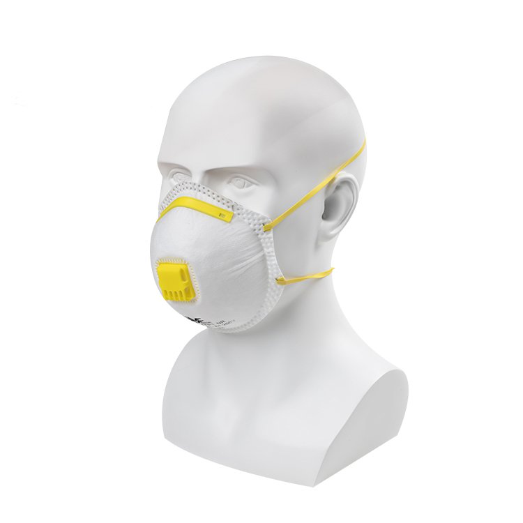 밸브가있는 안티 바이러스 FFP1 필터 인공 호흡기 컵 먼지 마스크