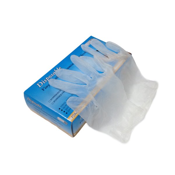 비닐 PVC 장갑 일회용 안전 건강 진단
